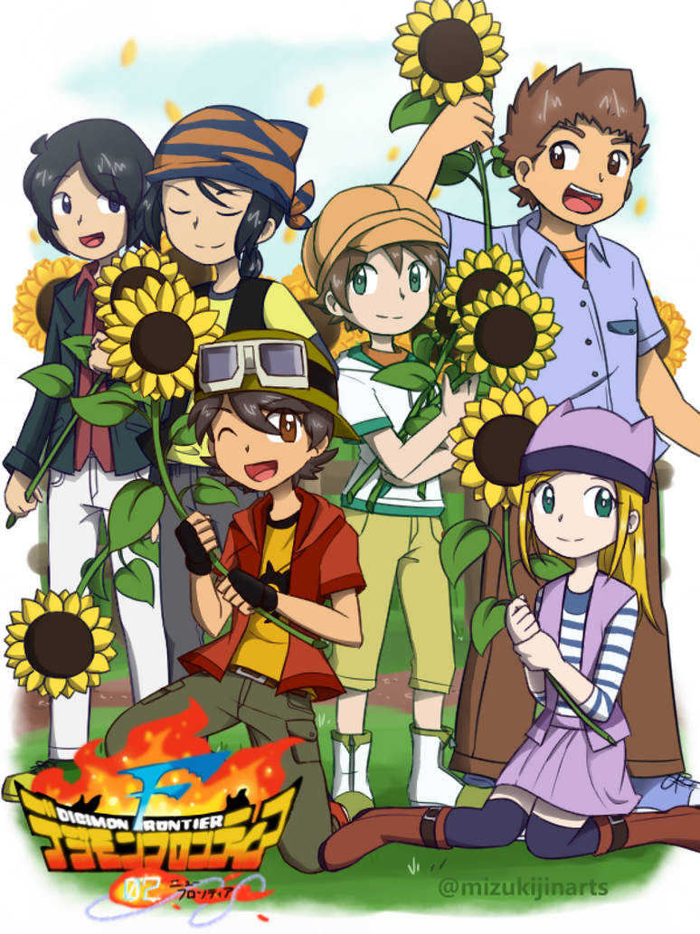 Power Rangers Digimon Frontier Deviantart Digimon Frontier 02 - New Frontier -- Poster 1 by mizukijin on DeviantArt