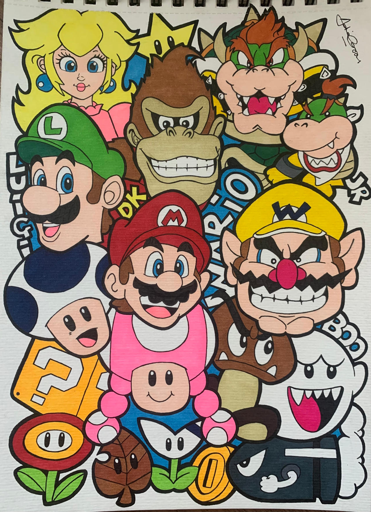 super mario mash up by ALassu on DeviantArt