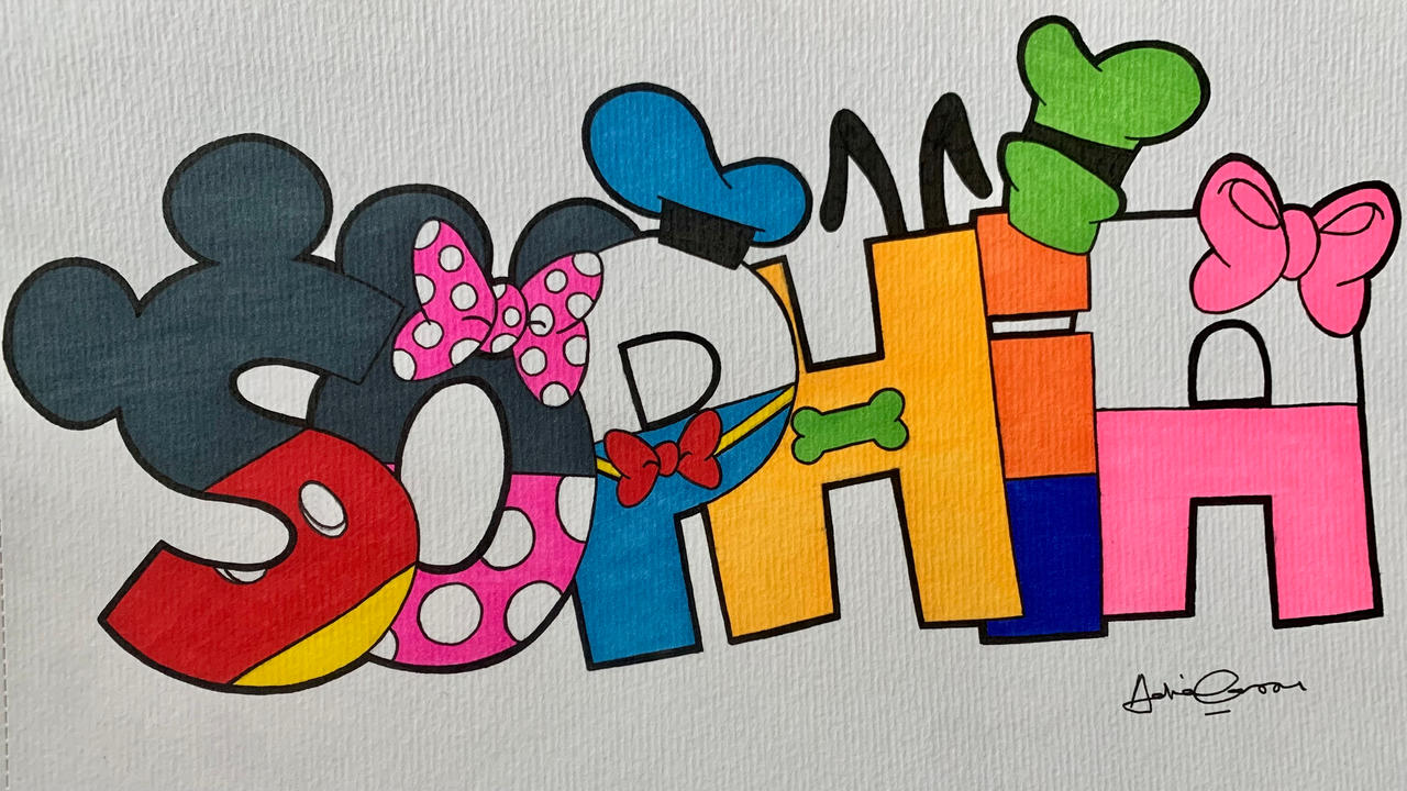 Disney Character Text Disney character font by ALassu on DeviantArt