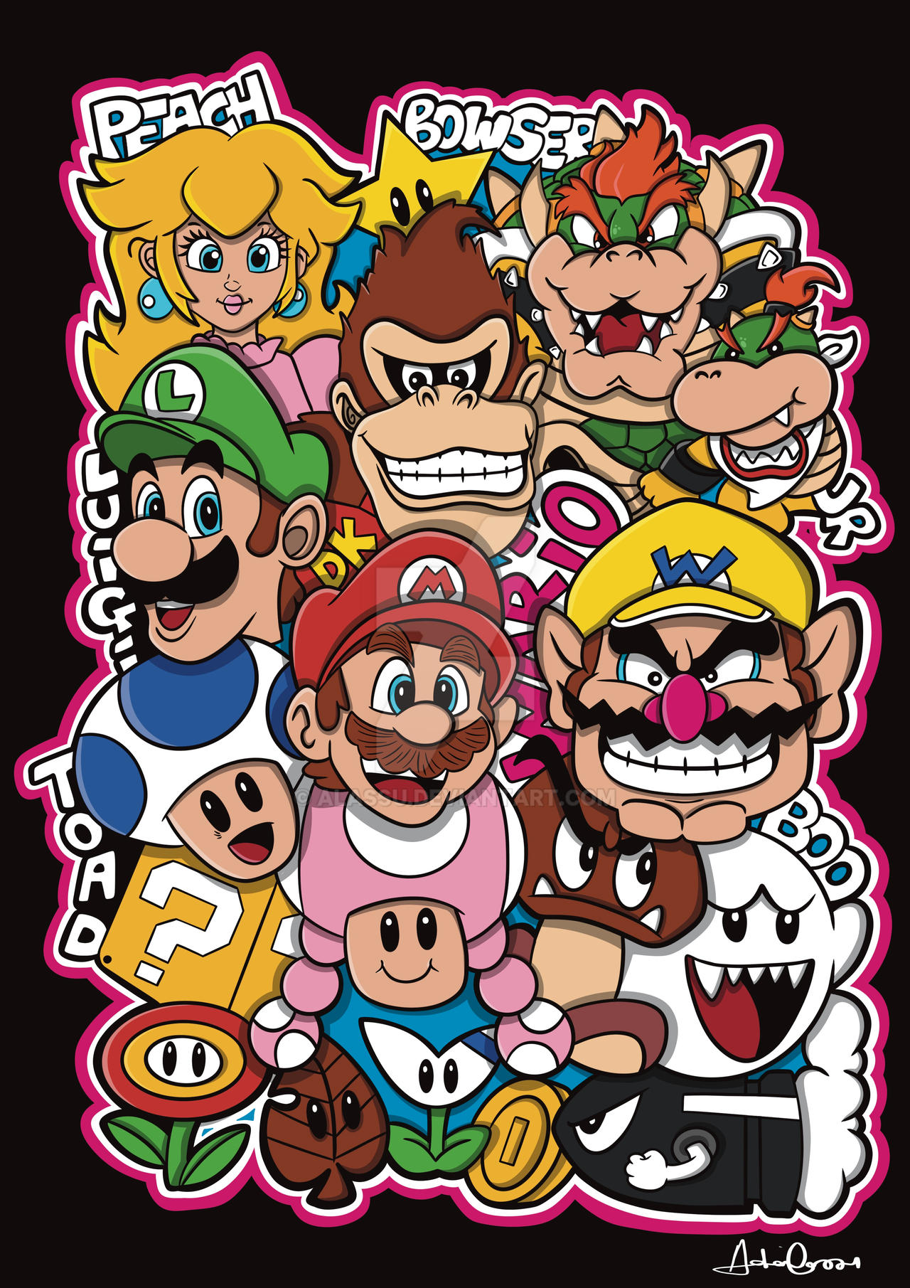 Super Mario mash up by ALassu on DeviantArt