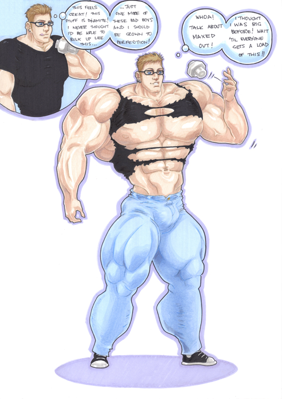 Muscle man Anime by forevermagnifico on DeviantArt