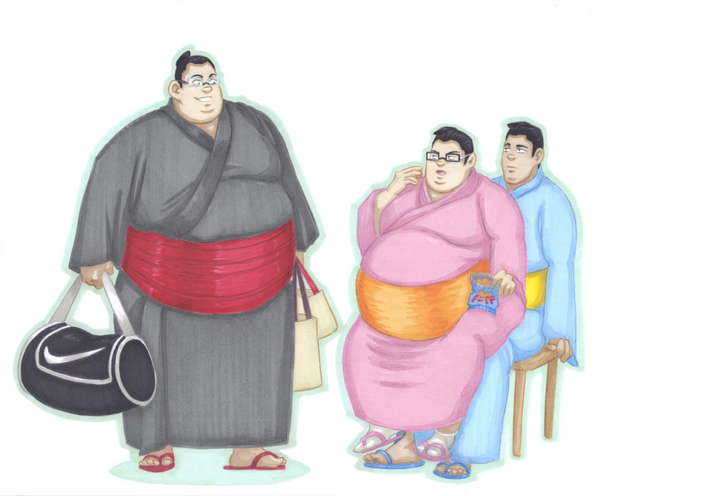 another sumo lads picture by prisonsuit-rabbitman on DeviantArt