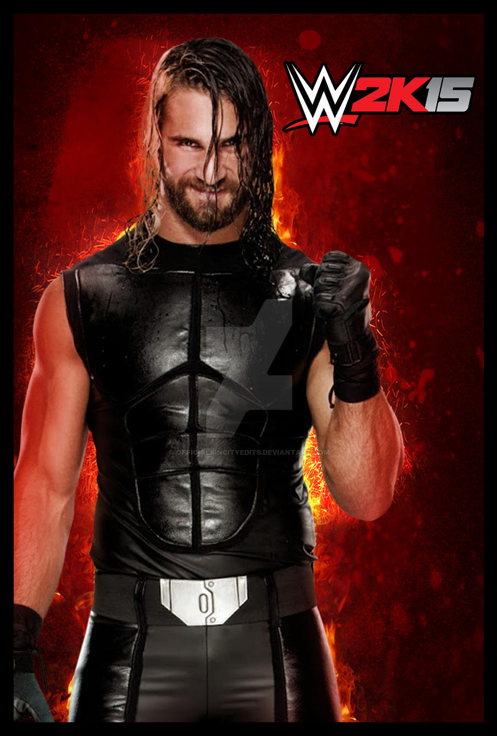 Custom WWE'2K15 Seth Rollins Artwork