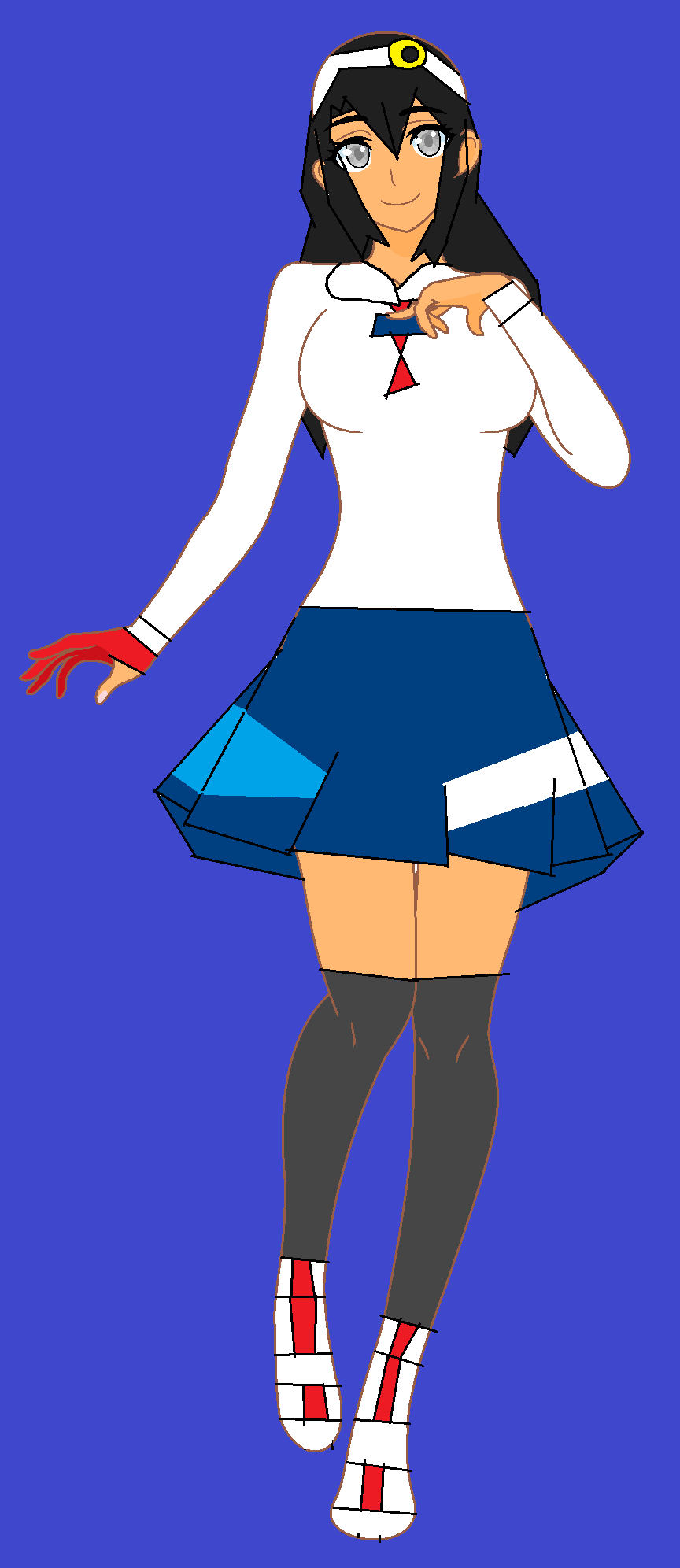 Marisol Ackerman-Blueberry Academy Uniform by Ice-Snow-Princess101