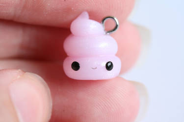 Pretty Poop Polymer Clay Charm