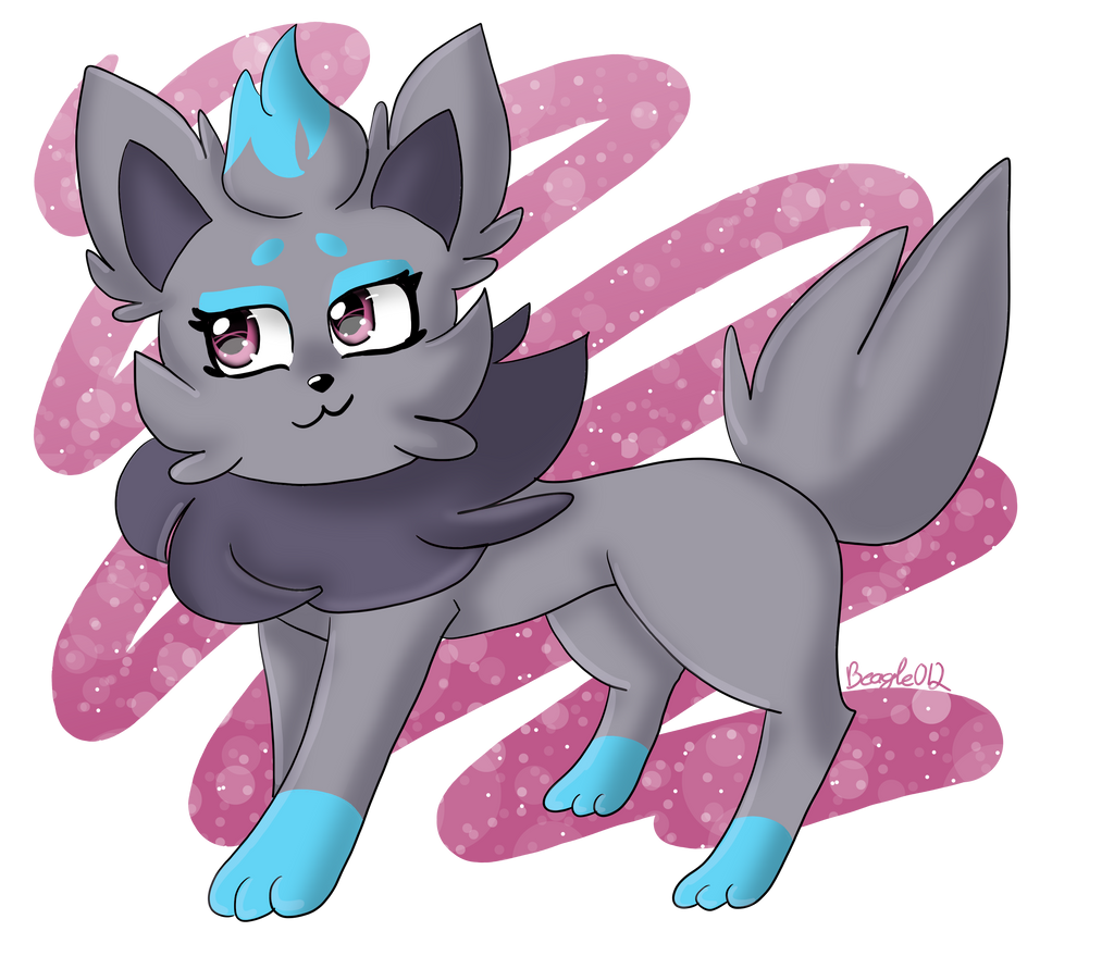Shiny Zorua by Beagle012 on DeviantArt
