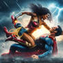 Wonder Woman vs Superman - Almost a Pin