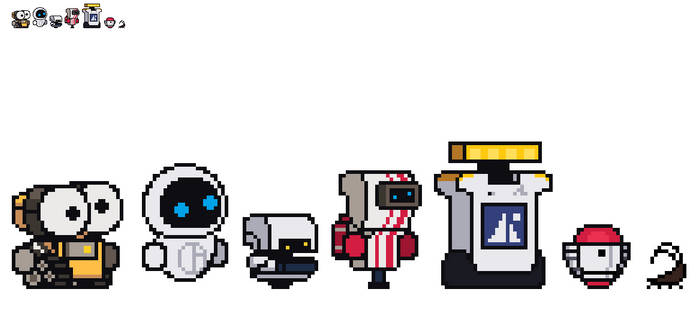 WALL-E (Pixelazied + TerminalMontage Style)