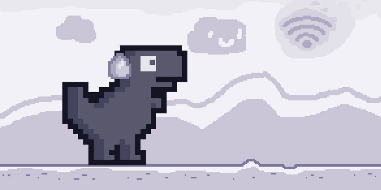 Google Chrome Dinosaur Game by MallowPlushoYT on DeviantArt