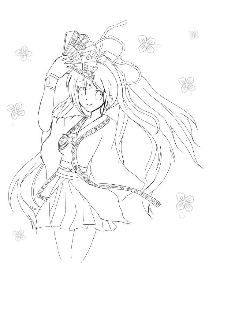 CE : Kaitou Jeanne Lineart + Speedpaint