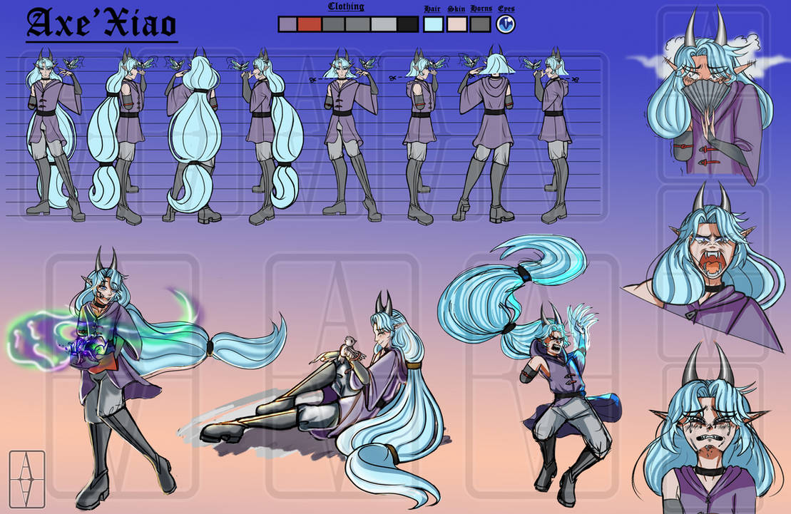 Axe'Xiao Character Reference