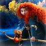 Merida's Dragon edit by me! hidden watermark