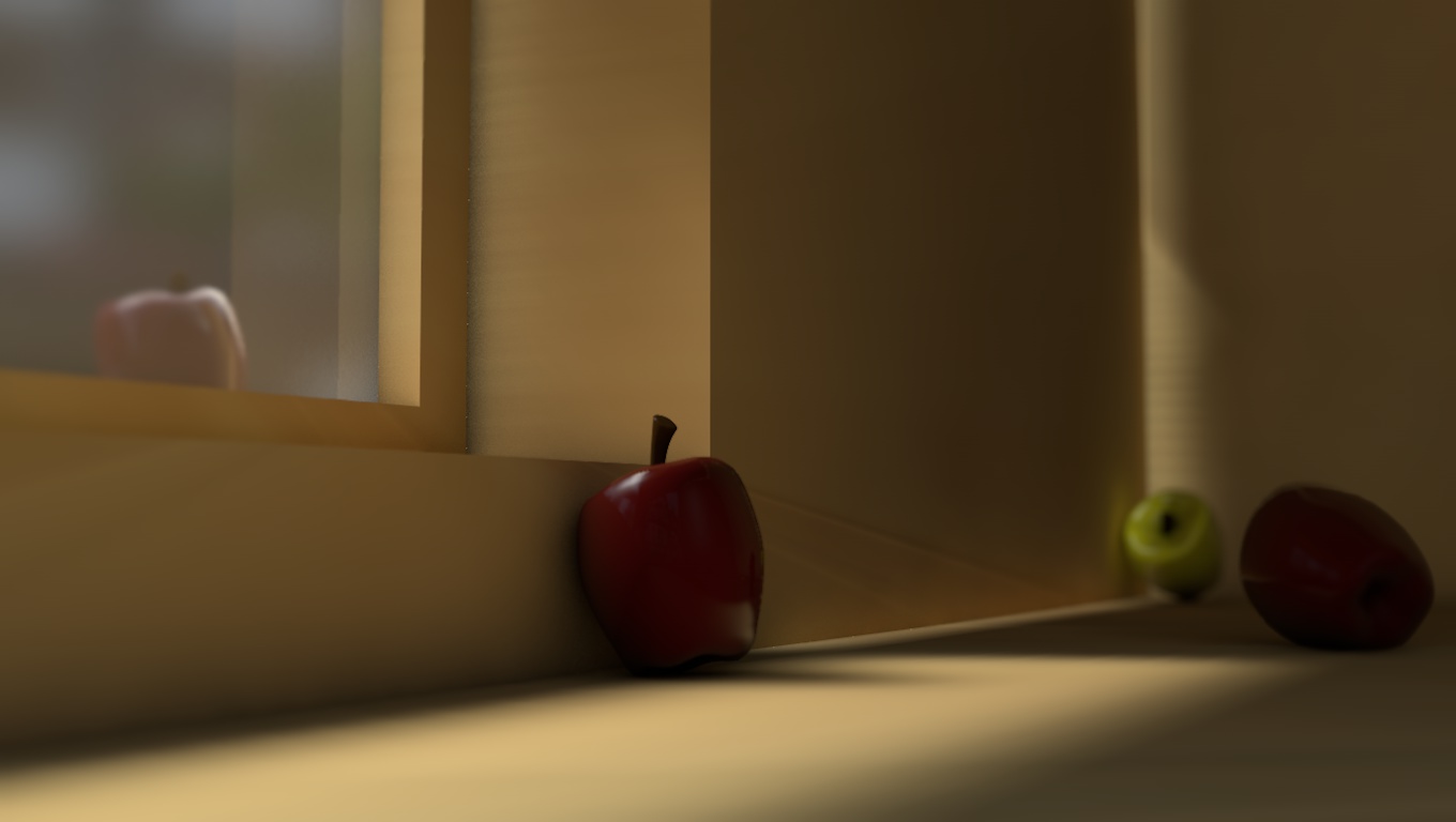 [Re-Render!] Apples were in loft