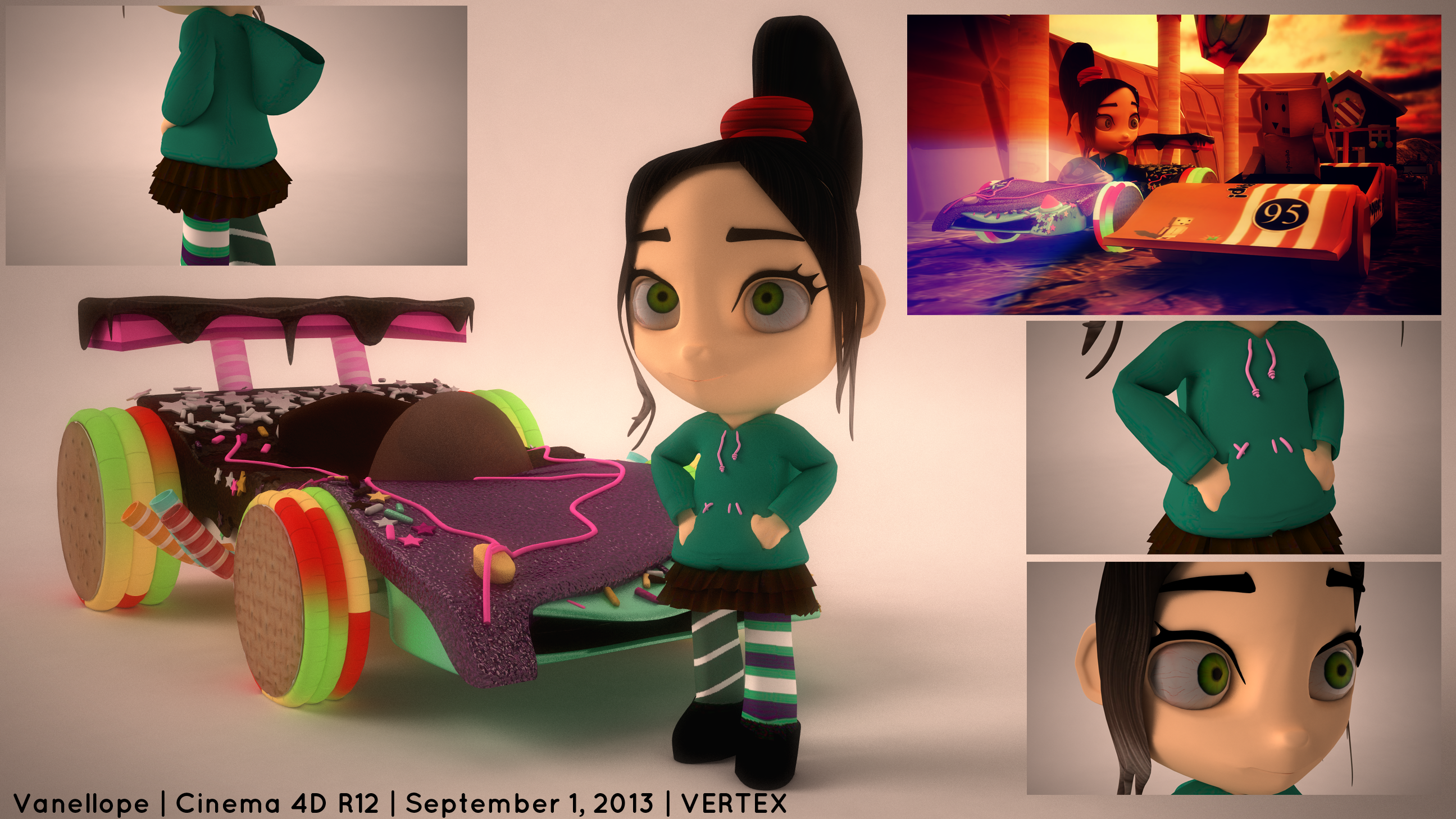 [C4D] Vanellope