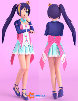 Amy's Older Sister in 3D