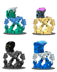 My Little Matoran: Four Notables