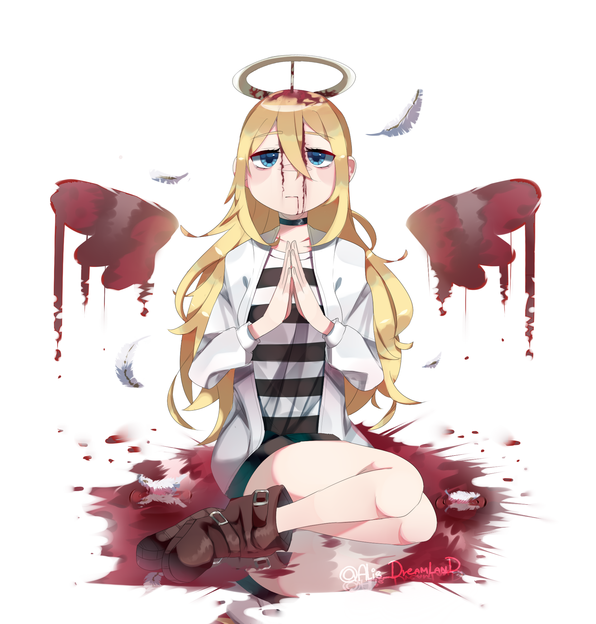 rachel gardner (satsuriku no tenshi) drawn by chippou