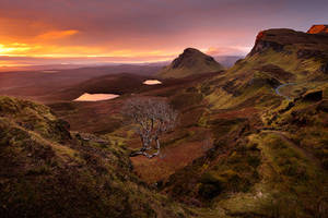 Majestic sunrise at Quiraing