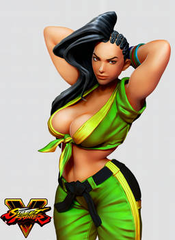 Laura Street Fighter V Fanart Sculpt