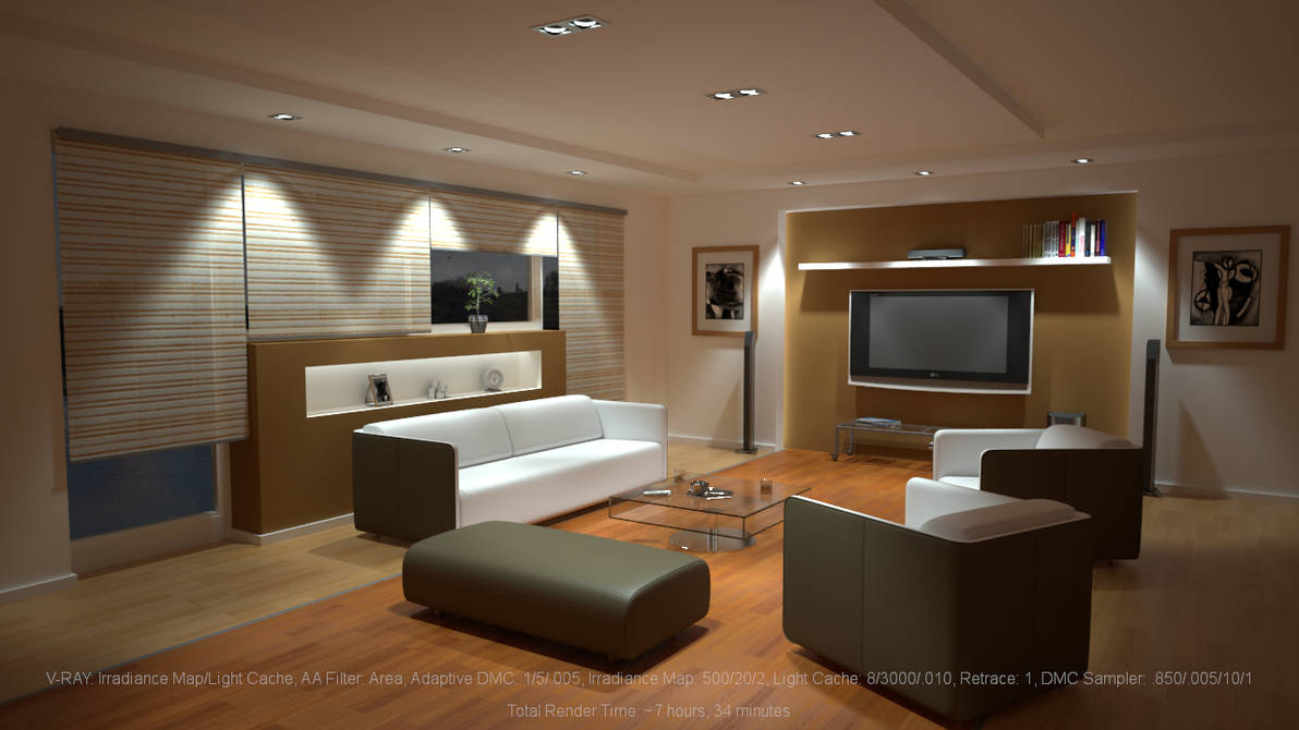 Interior Night: Irradiance Map/Light Cache by hgagne