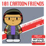 101 Cartoon Friends book