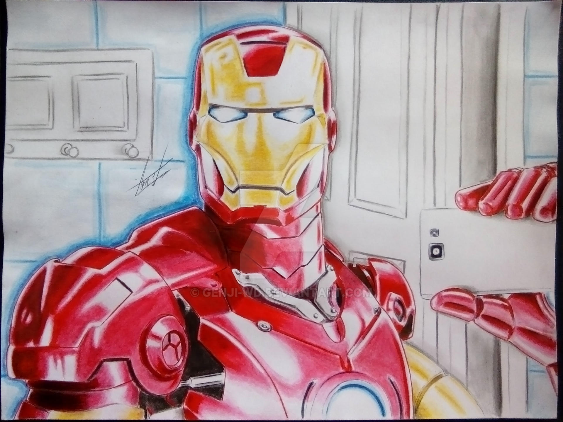 Iron Selfie (FanArt Ironman) Color2