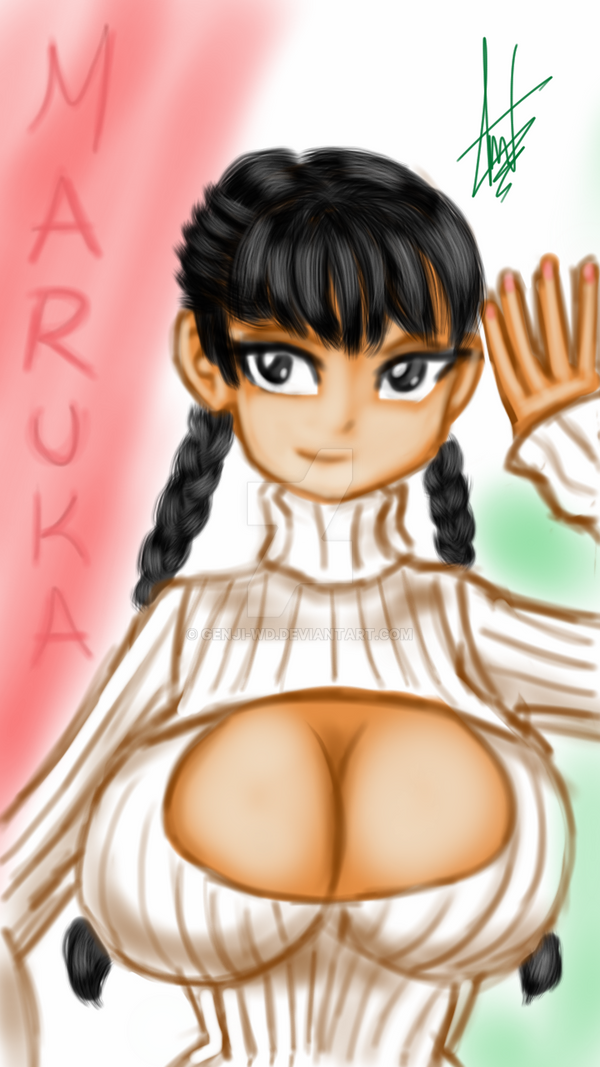 FanArt Bavarell Girl Maruca whit fashion clothes