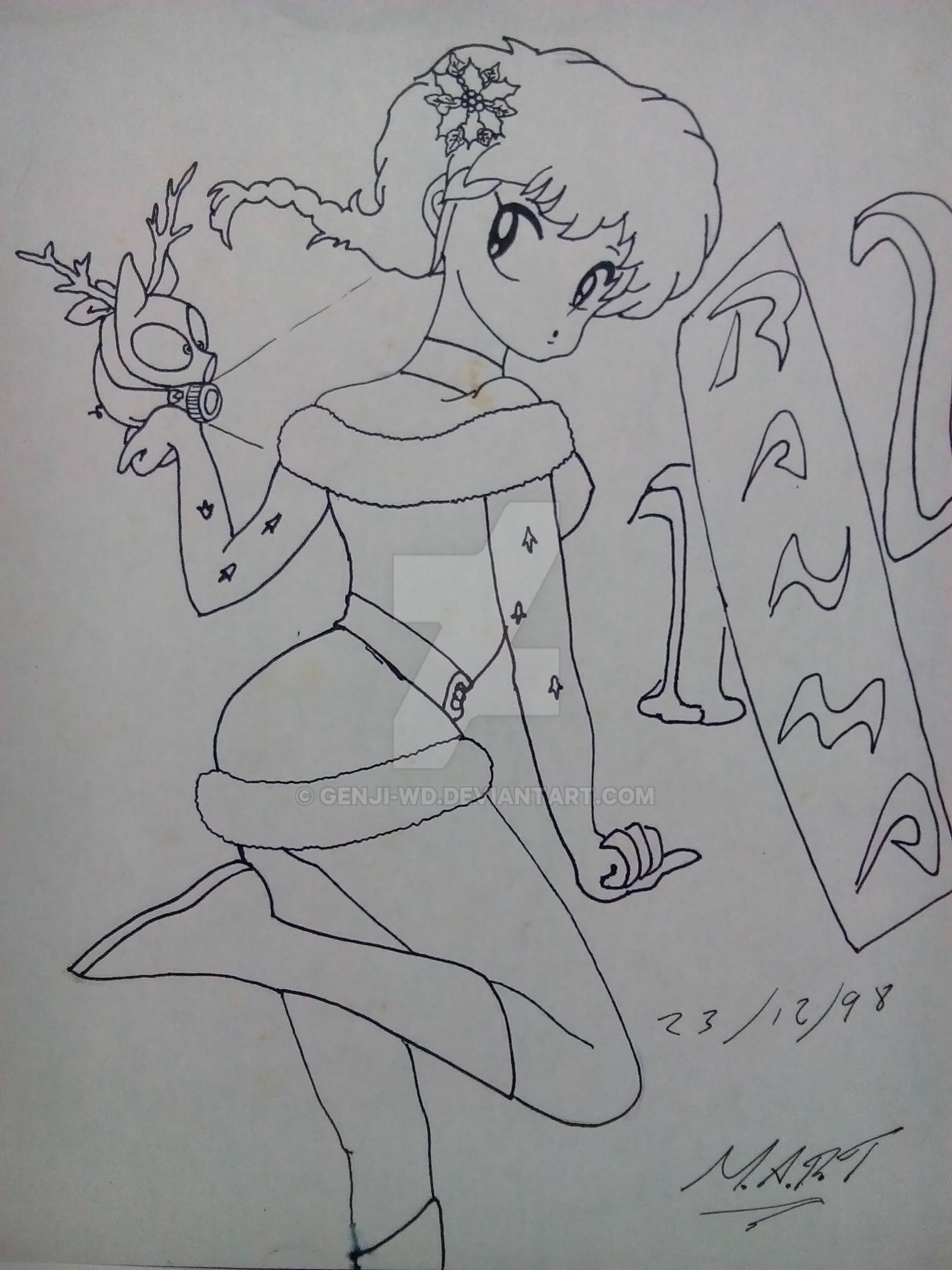 FanArt Ranma Xmas from yesterday