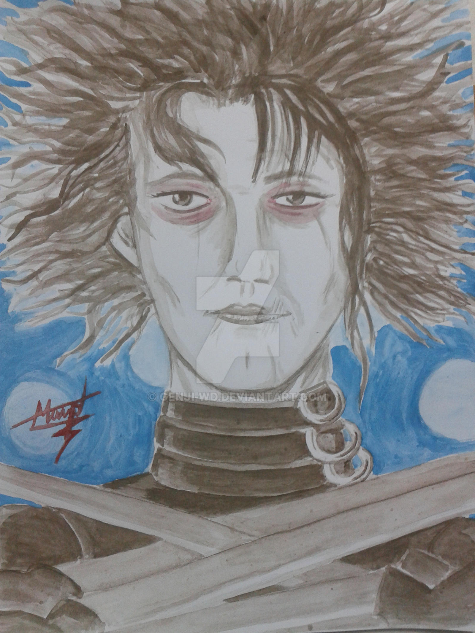 Edward Scissors hands FanArt