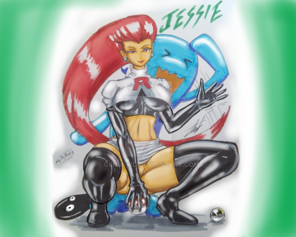 Jessie and Wobbuffet digital Edit