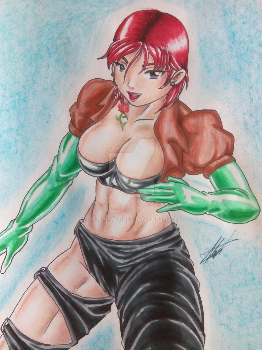 Sharon Street Fighter girls Fanart
