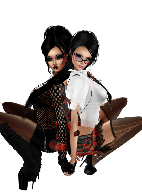 Me  and one of my IMVU sisters