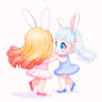 Sunshinekeso and Usayuki dancing