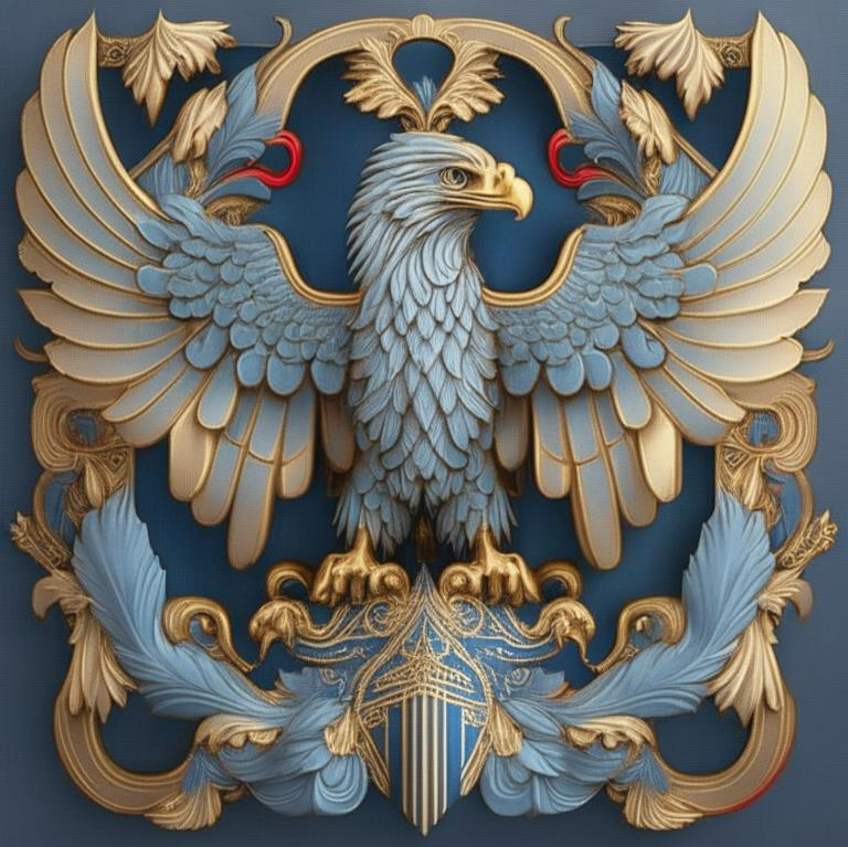Free Russia flag+Gold Russian State coat of arms by CTGonYT on DeviantArt
