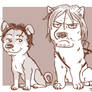 TWD ddl - Daryl and Glenn doggies