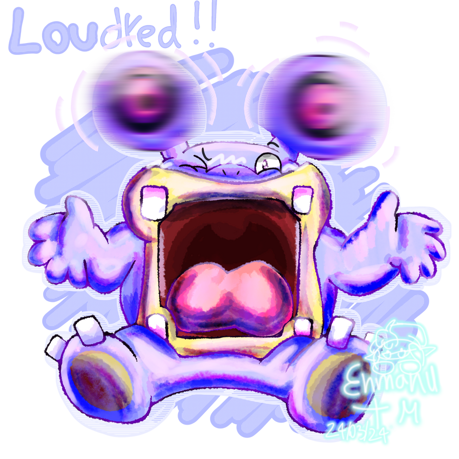 Draw Loudred Loudred! by EnmanuTheMarshtomp on DeviantArt