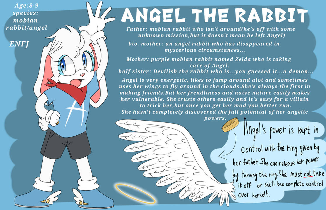 Angel The Rabbit ref. by Stardust-Kiiro on DeviantArt