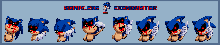 Sonic.exe/Exemonster - New Sprite Animation 2. by