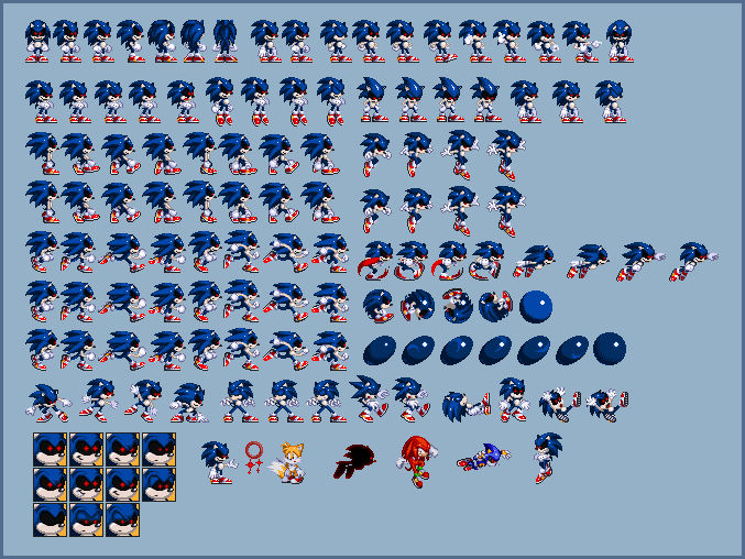 Sonic Sprite Sheet CUSTOM CHARACTER [269 POINTS] [Friday Night