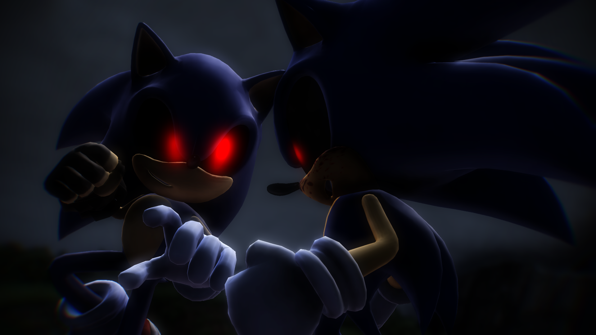 Metal sonic vs Exetior #shadowknight7900 #sonicexe