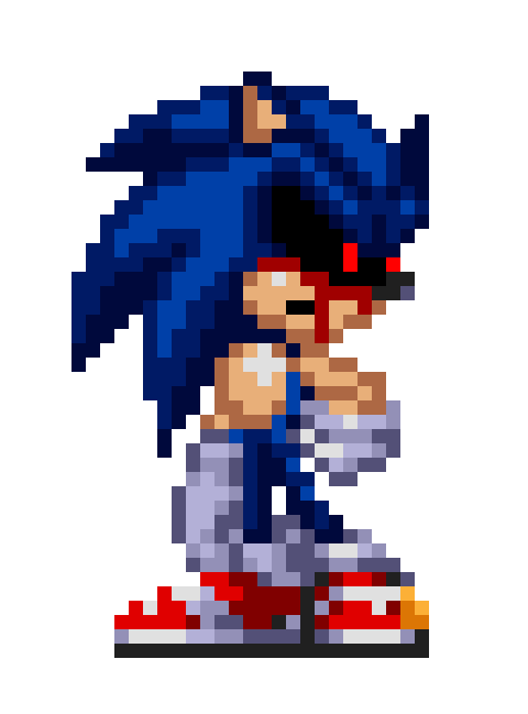 Sonic.exe/Exemonster - New Sprite Animation 2. by