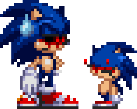 Sonic.exe/Exemonster - New Sprite Animation 2. by