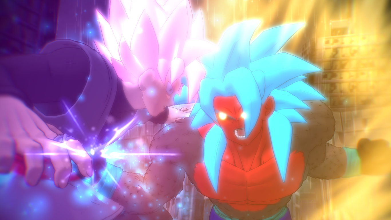 SSJ5 vs SSJ Rose - Drake vs Goku Black by MarceloHatsuneBlue32 on