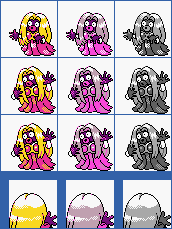 Re-edited Jynx GSC Japanese sprites by ericgl1996