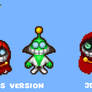 Partners In Time Fawful sprites (ML3DS style)