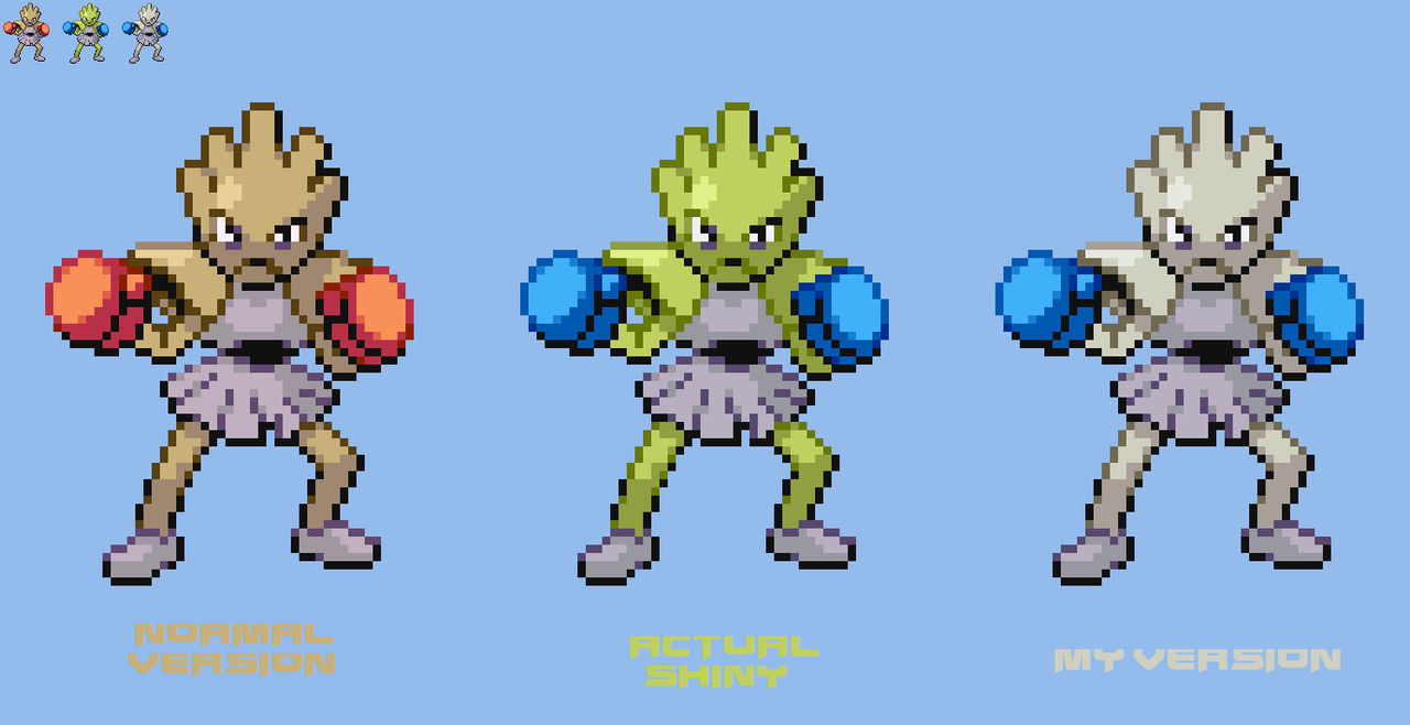 My version of Shiny Hitmonchan by ericgl1996 on DeviantArt