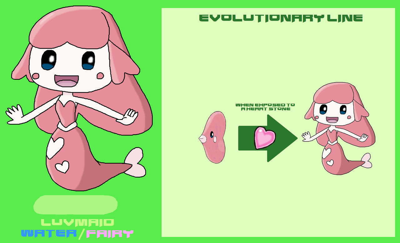 Luvmaid (The Luvdisc evolution) by ericgl1996 on DeviantArt