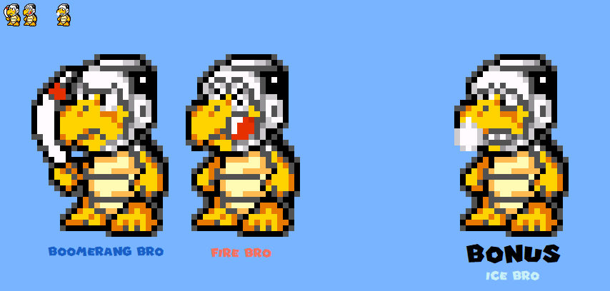 Boomerang Bro and Fire Bro in MLSS style by ericgl1996 on DeviantArt