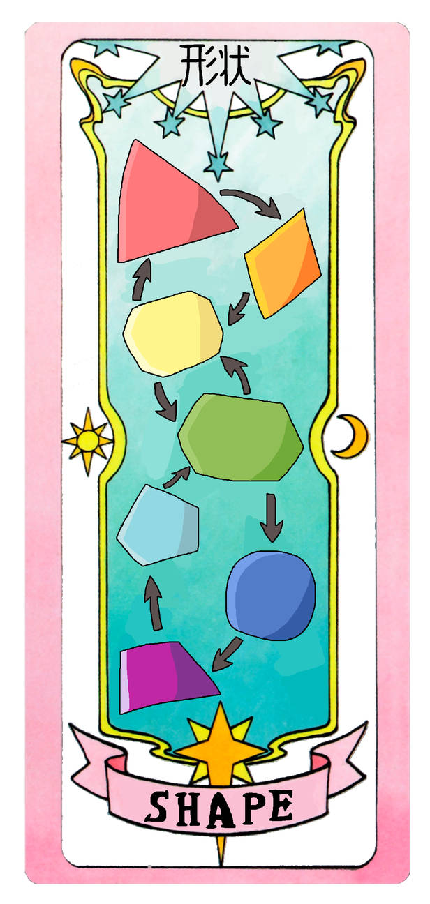 Shape Card (CCS: Clear Card Concept Design) by ericgl1996 on DeviantArt