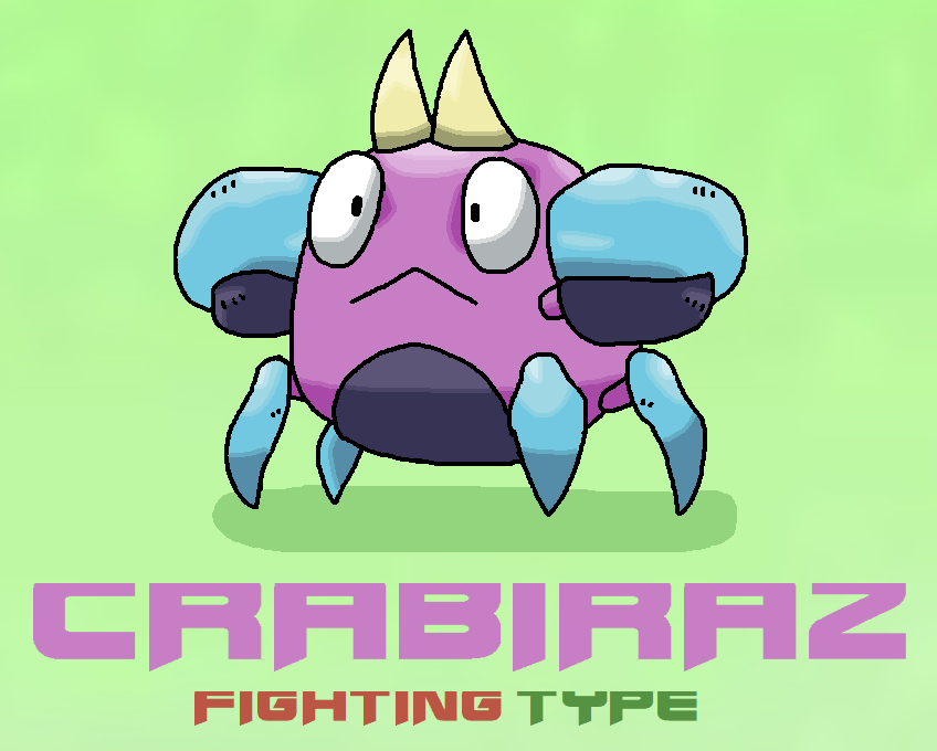 Pokémon Global News - Crabrawler CATEGORY Boxing Pokémon TYPE